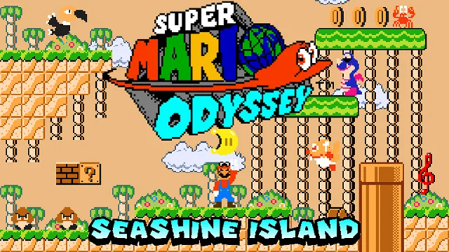 Super Mario Odyssey 2D screenshot 1